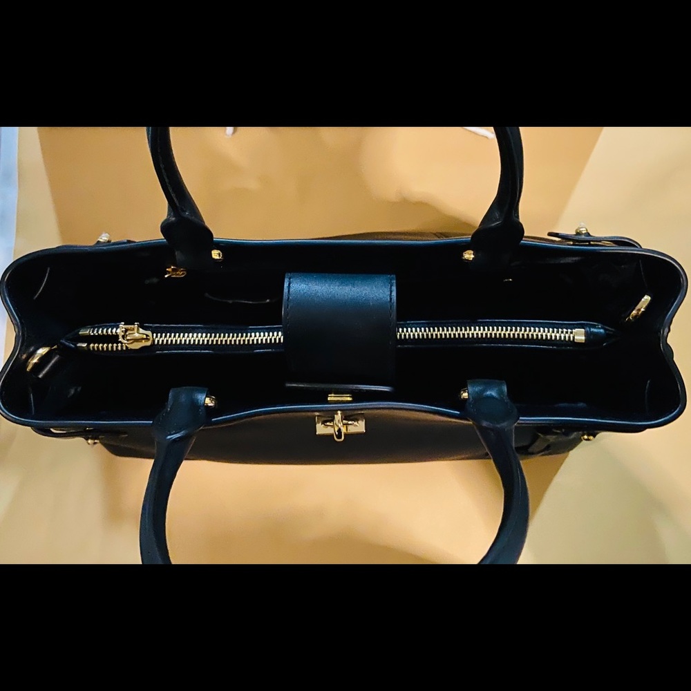 🆕 MICHAEL KORS Gramercy Large Leather Satchel - Picture 6 of 7